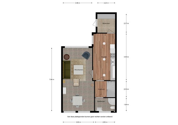 Floorplan - Scheldekade 19, 4511 AV Breskens